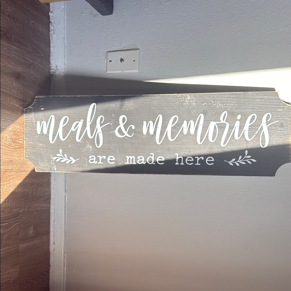 Black and White Wall Decor Sign